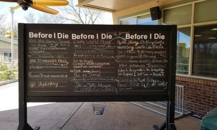 Bacon Campus Hosted the “Before I Die Wall”