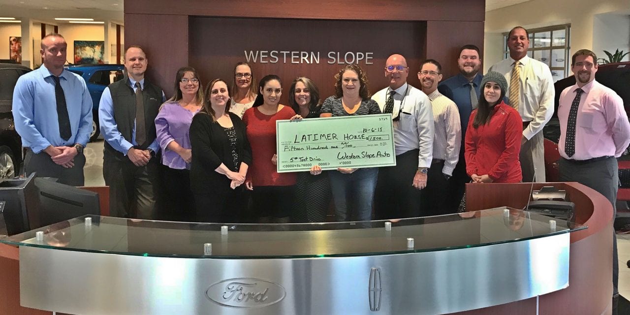 Western Slope Auto supports Hilltop’s Latimer House