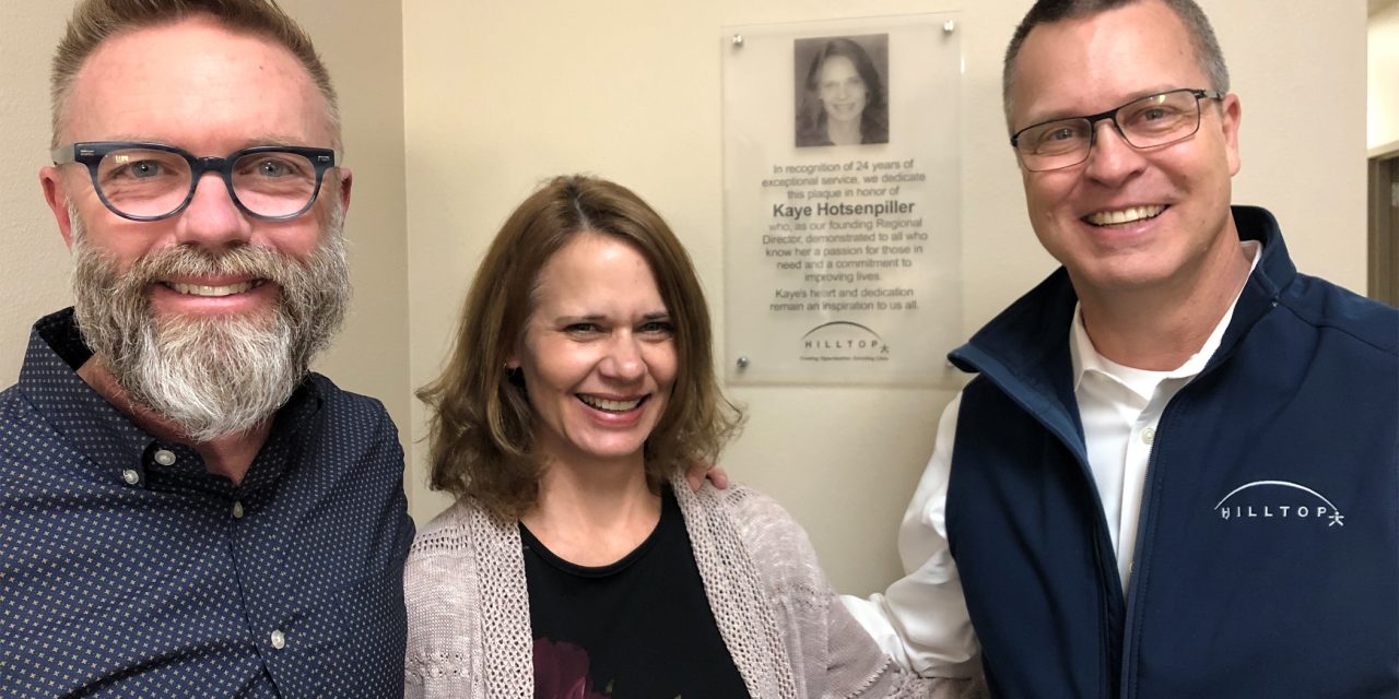 Kaye Hotsenpiller Recognized with Plaque