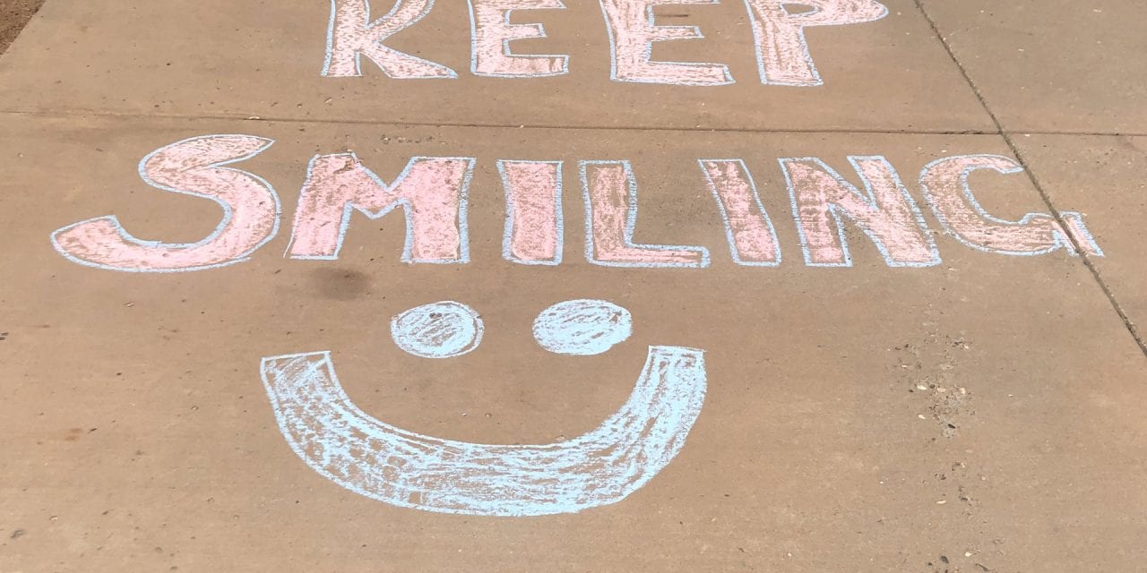 Sidewalk Art Brightens the Day At The Commons