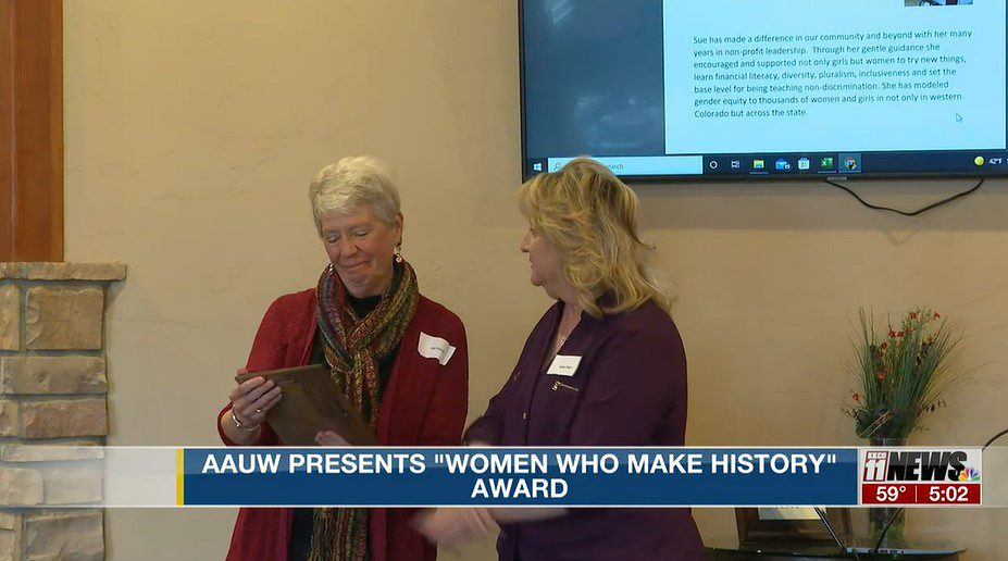 Sue Conry Receives “Women Who Make History” Award