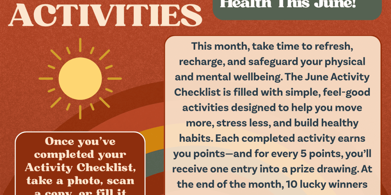 June Wellbeing Activities Are Live!
